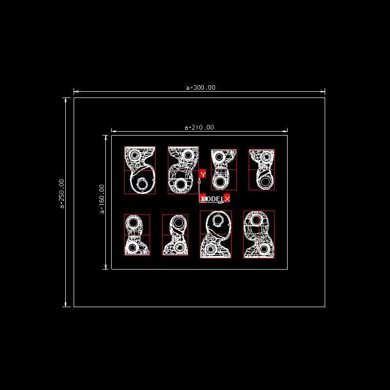 Molde de cubo de cubo de plástico TQ-026